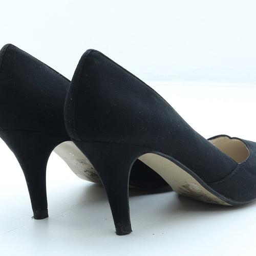 Dorothy Perkins Womens Black Polyester Court Heel UK
