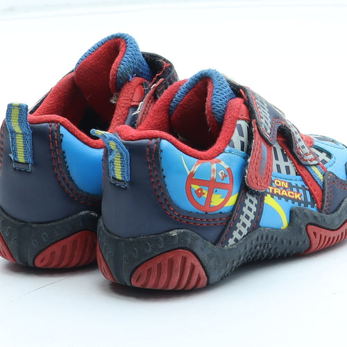 Preworn Boys Multicoloured Geometric Polyester Trainer UK 4 - Thomas The Tank Engine