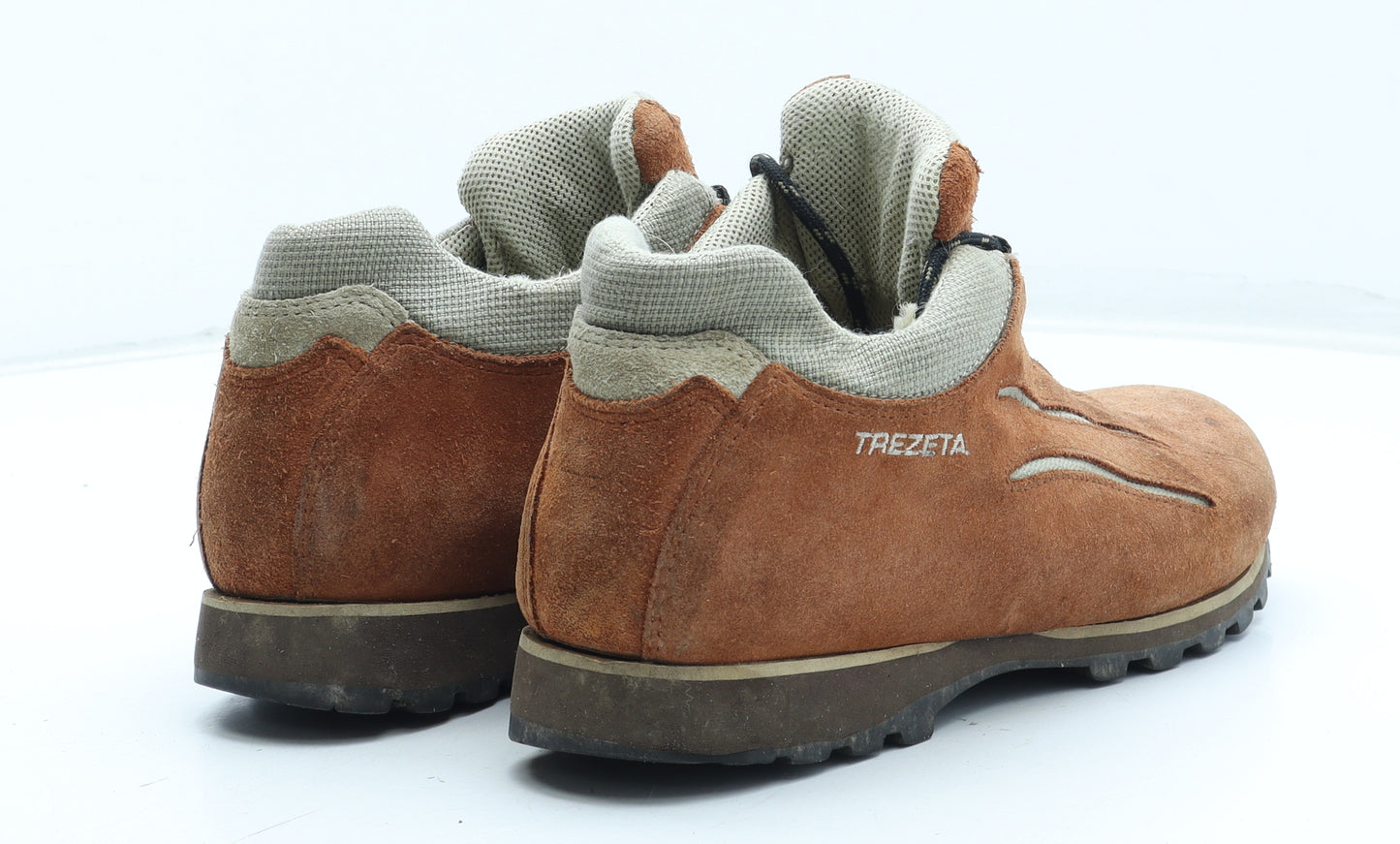Trezeta Womens Orange Leather Bootie Boot UK