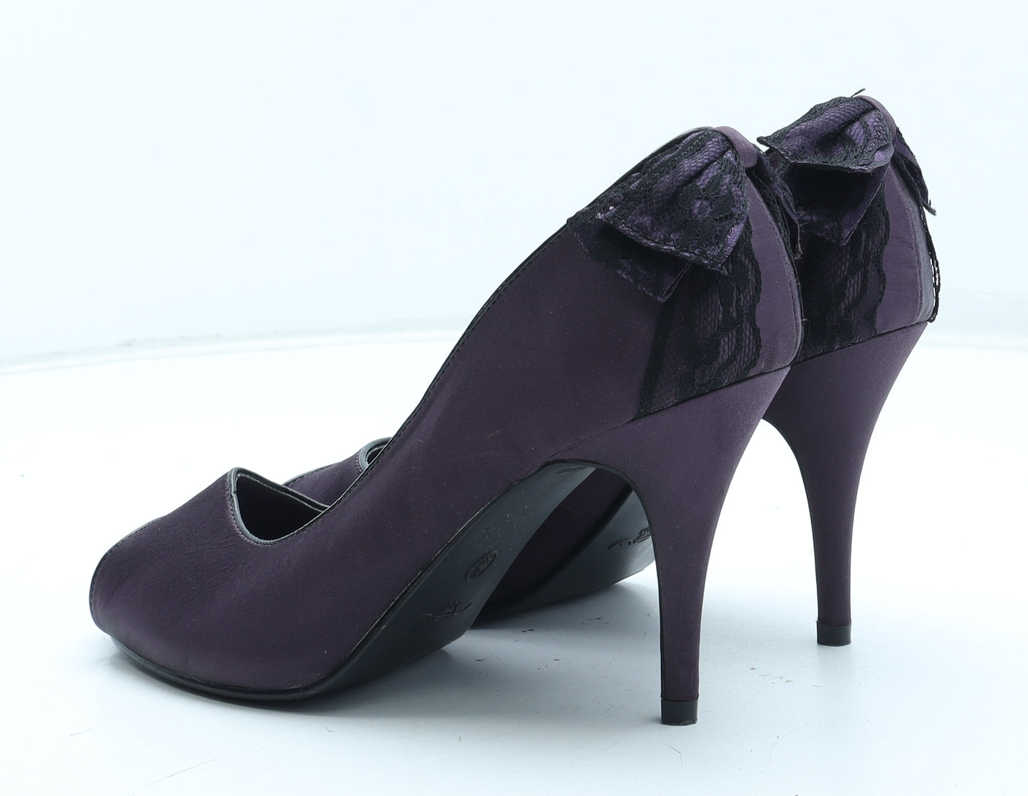 New Look Womens Purple Polyester Court Heel UK