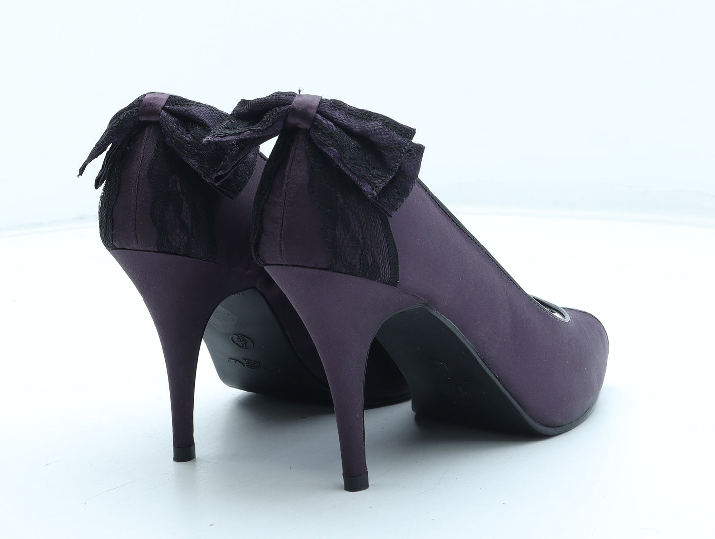 New Look Womens Purple Polyester Court Heel UK