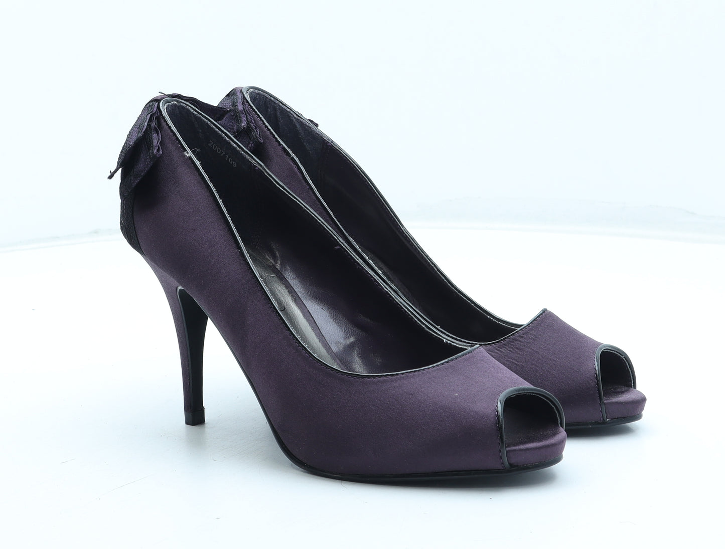New Look Womens Purple Polyester Court Heel UK
