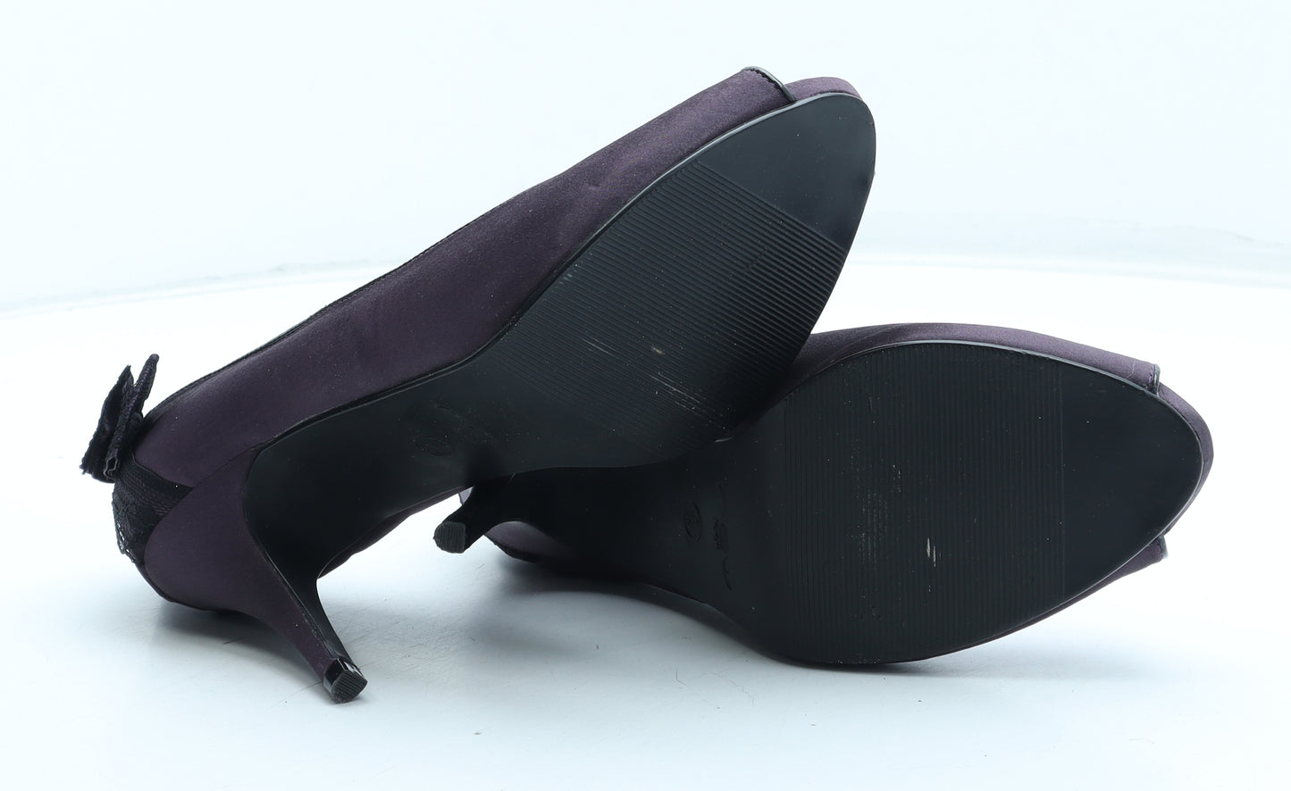 New Look Womens Purple Polyester Court Heel UK