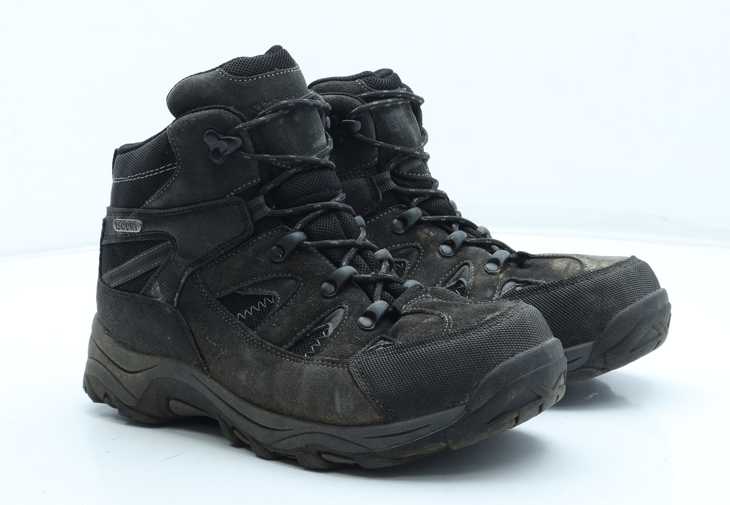 Mountain Warehouse Womens Grey Polyester Snow Boot Boot UK - Isodry