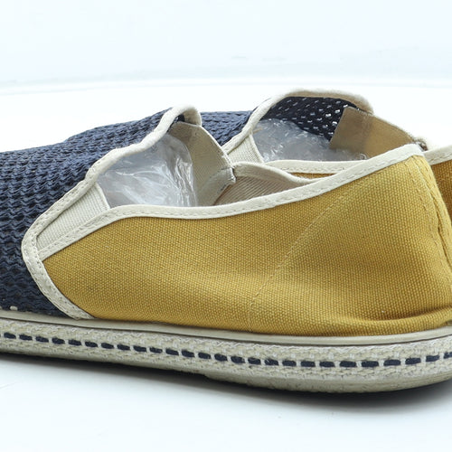 Mango Mens Multicoloured Colourblock Polyester Slip On Casual UK 11