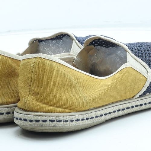 Mango Mens Multicoloured Colourblock Polyester Slip On Casual UK 11