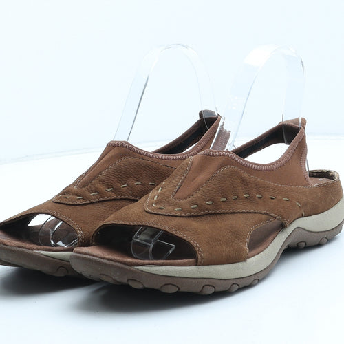 Easy Spirit Womens Brown Synthetic Slingback Sandal UK