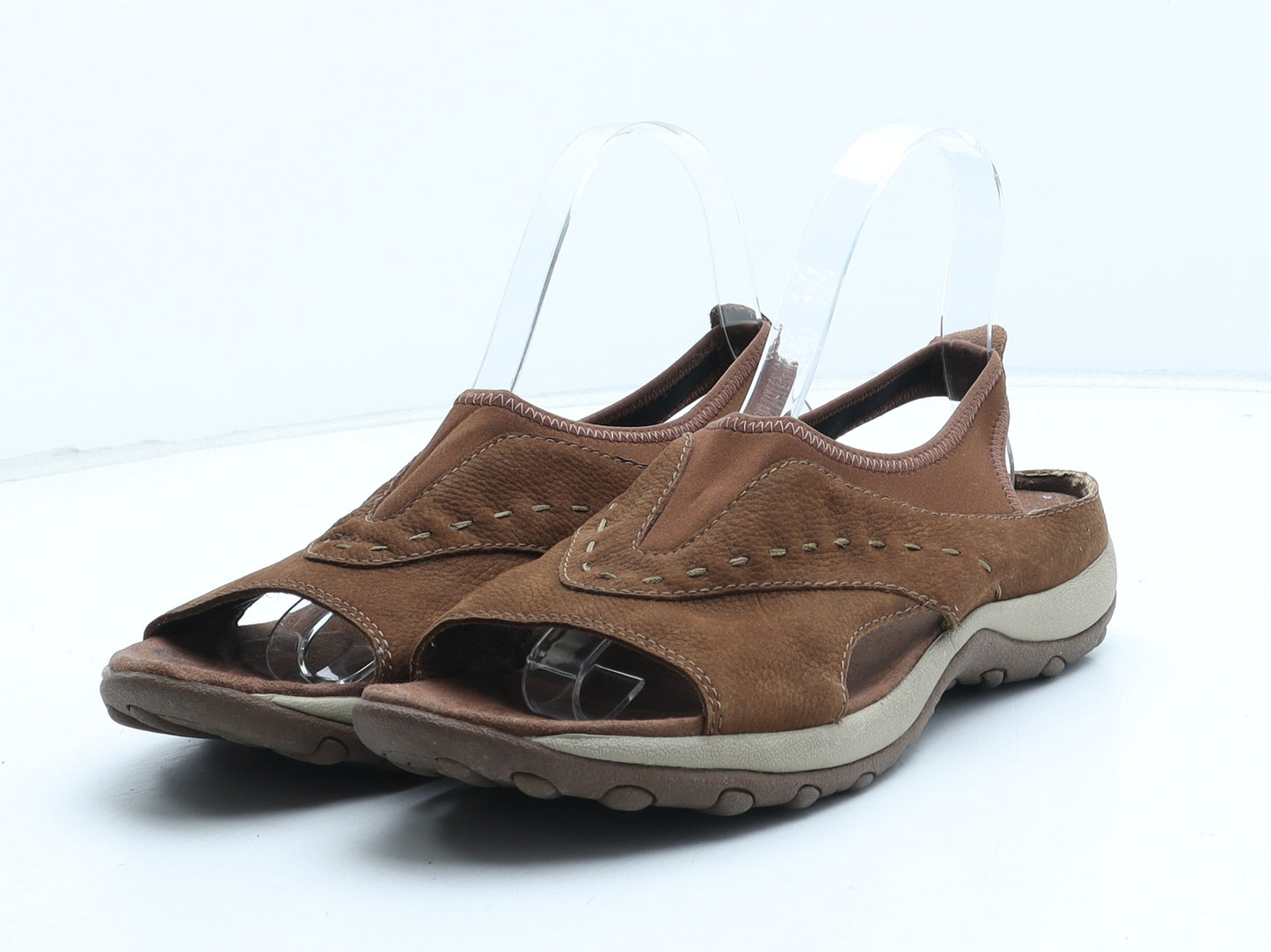 Easy Spirit Womens Brown Synthetic Slingback Sandal UK