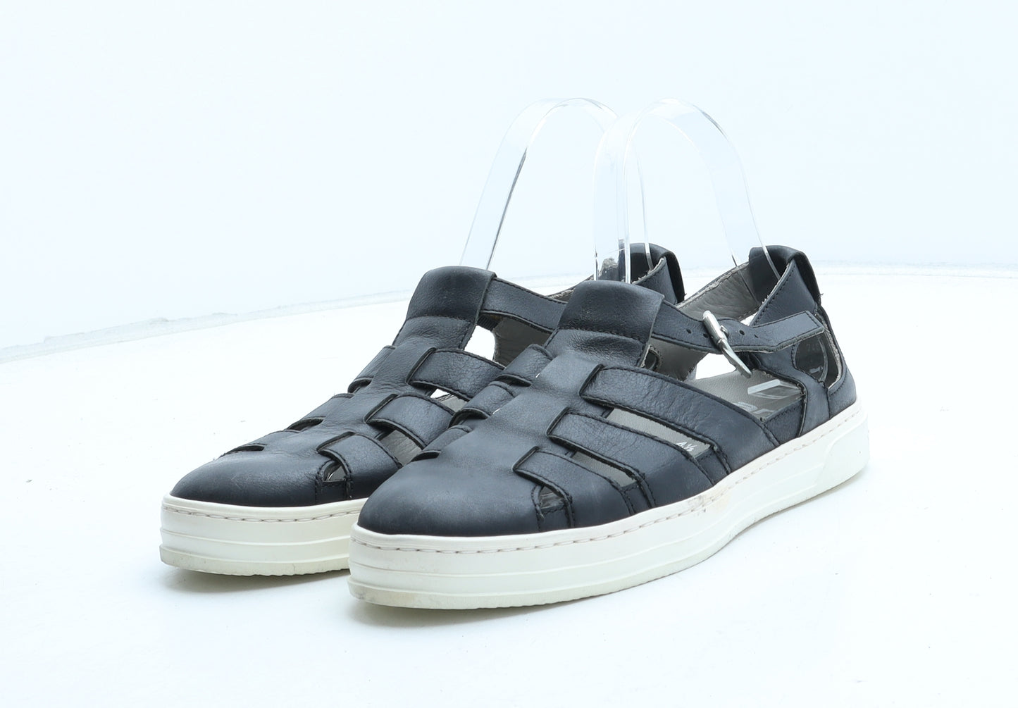 ara Womens Black Synthetic Fisherman Sandal UK