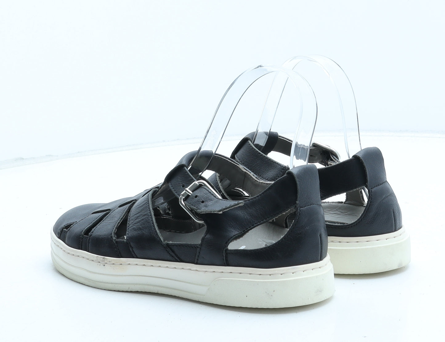 ara Womens Black Synthetic Fisherman Sandal UK