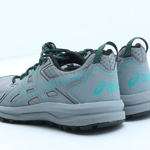 ASICS Womens Grey Synthetic Trainer UK - UK Size Estimated 6