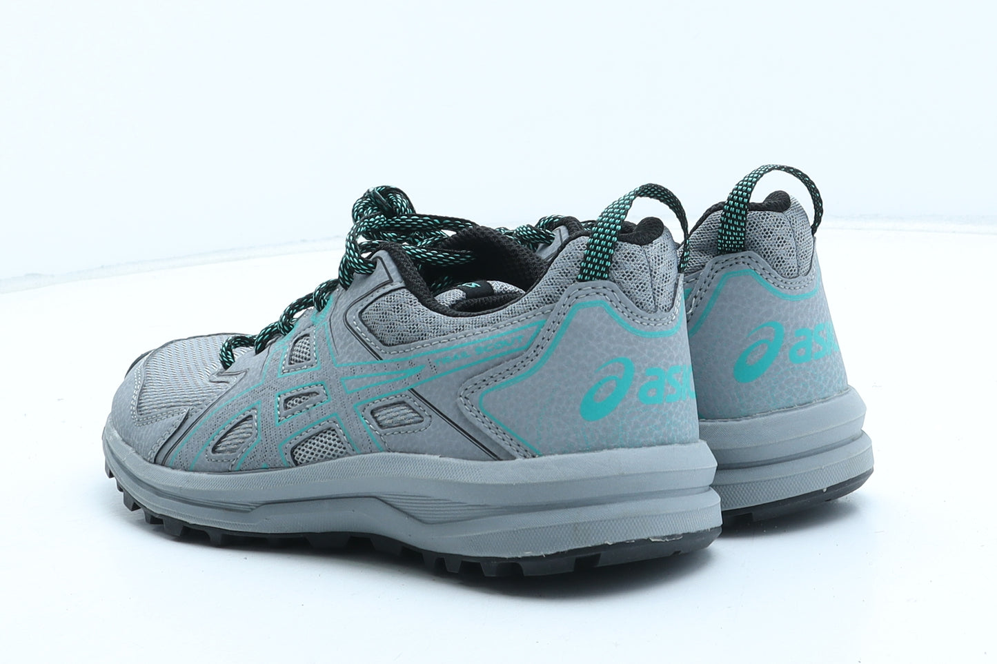 ASICS Womens Grey Synthetic Trainer UK - UK Size Estimated 6