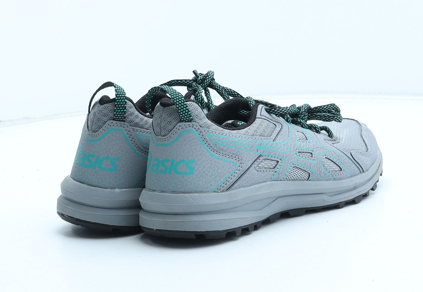 ASICS Womens Grey Synthetic Trainer UK - UK Size Estimated 6