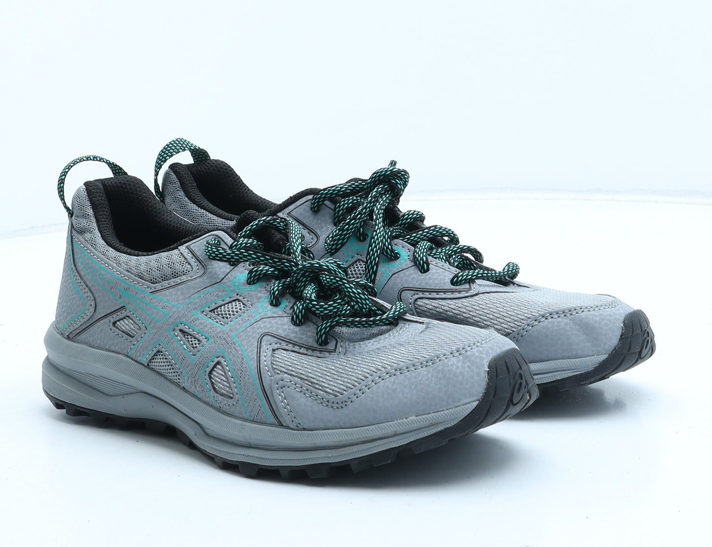 ASICS Womens Grey Synthetic Trainer UK - UK Size Estimated 6
