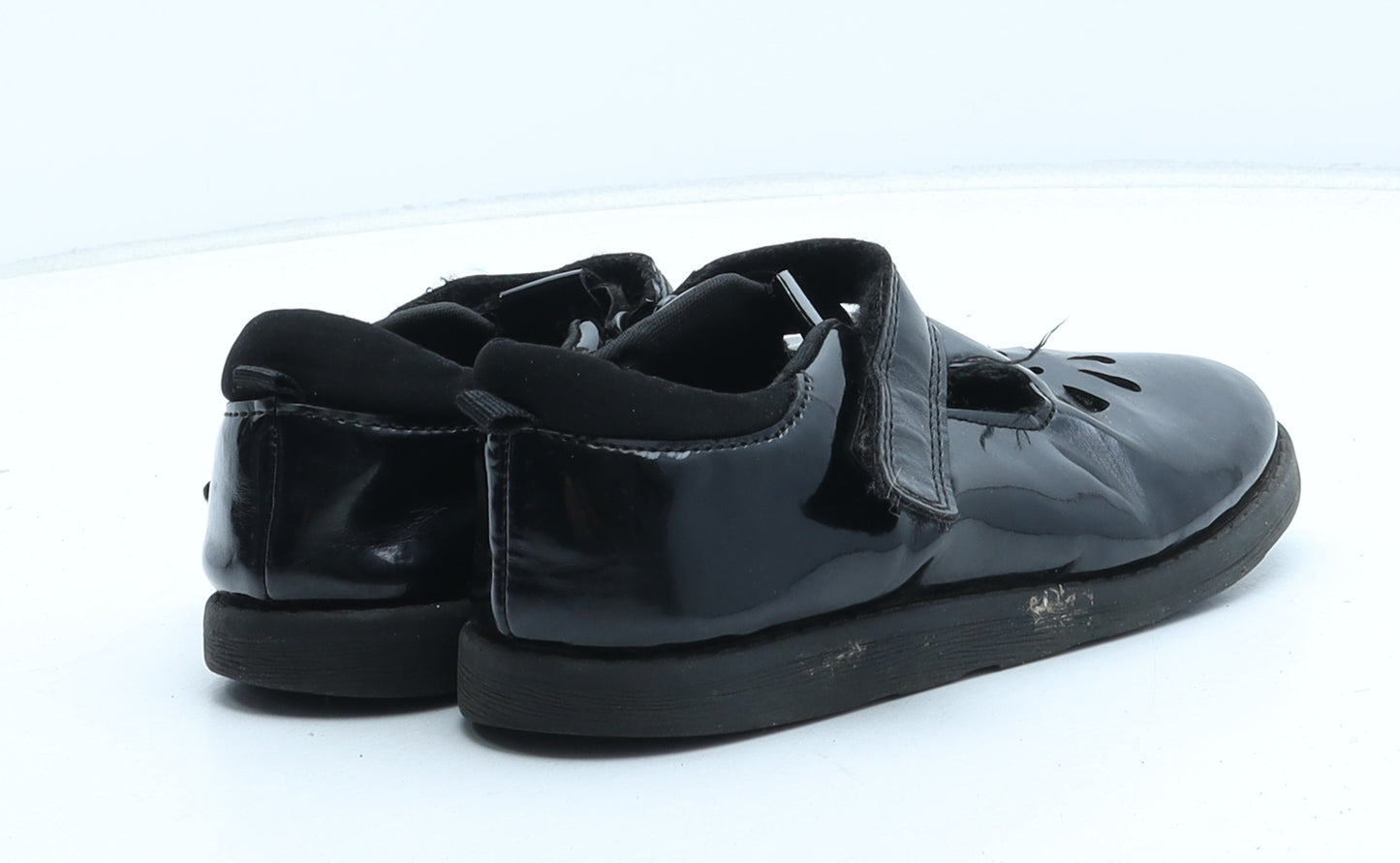 F&F Girls Black Synthetic Mary Jane Flat UK 11