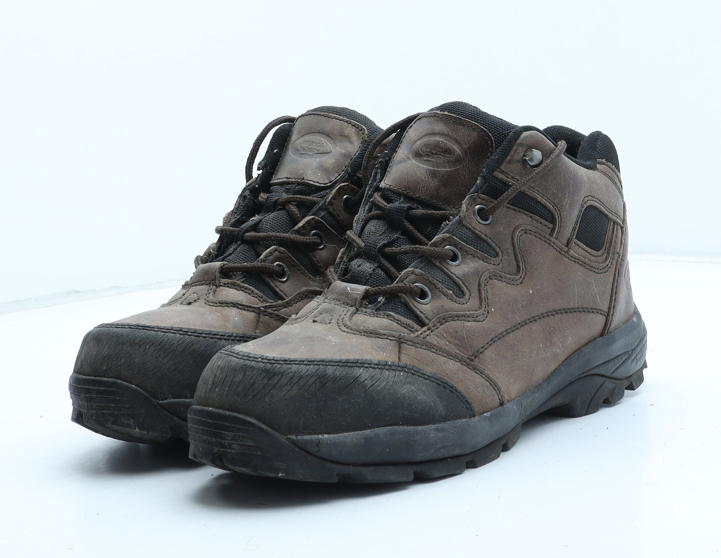 No Bull Mens Brown Synthetic Combat Boot UK 9