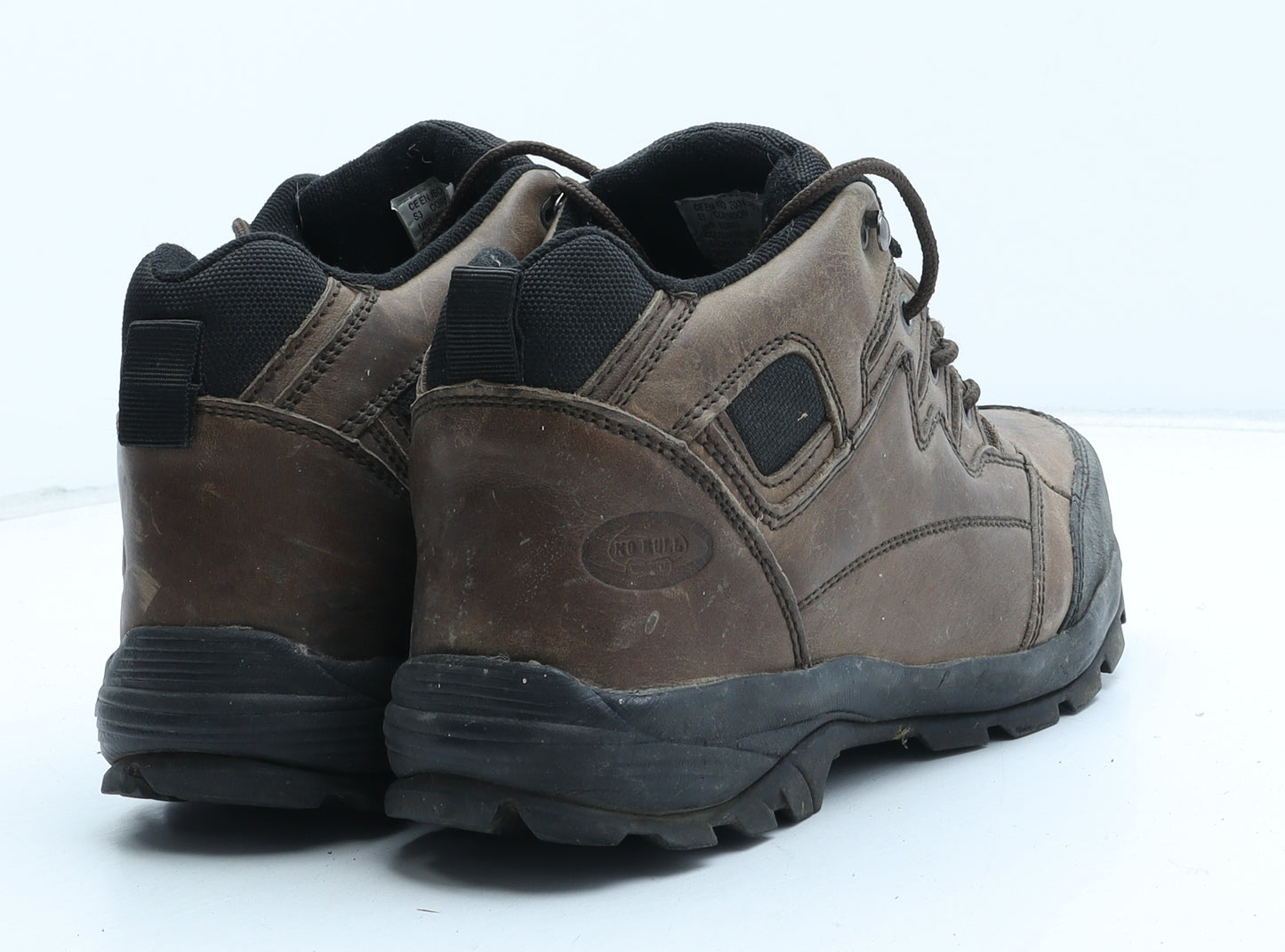 No Bull Mens Brown Synthetic Combat Boot UK 9