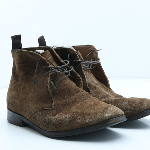 Savile Row Mens Brown Suede Chukka Boot UK 10