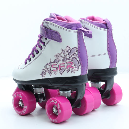 SFR Girls Pink Geometric Polyurethane Bootie Boot UK 1 33 - Roller Skates