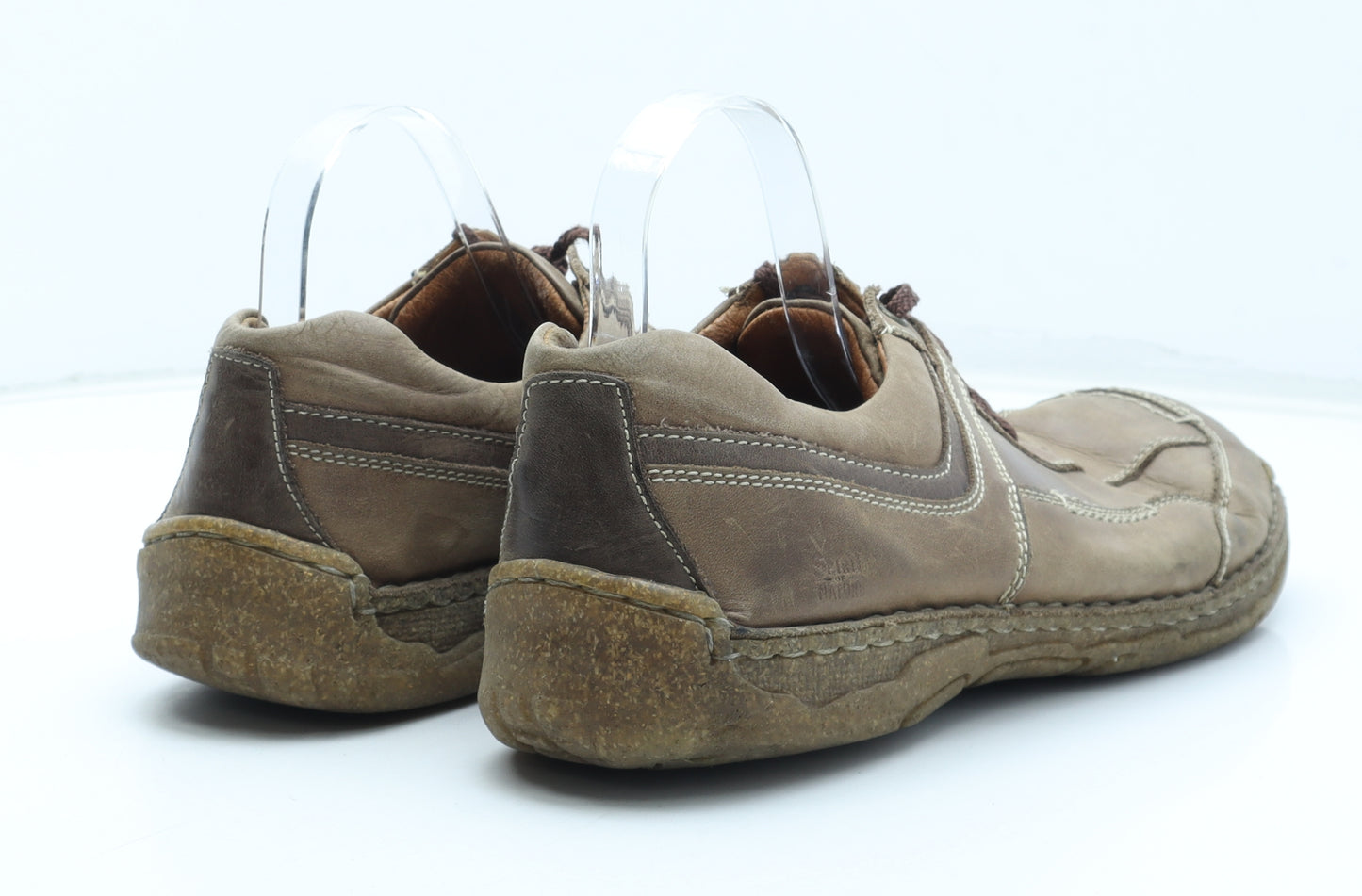 Josef Seibel Mens Brown Leather Trainer UK 12 46
