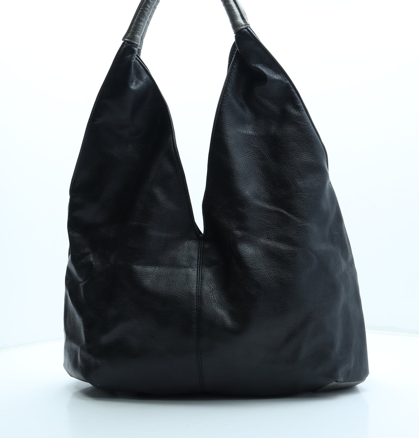 Dorothy Perkins Womens Black Polyurethane Shoulder Bag Size Large