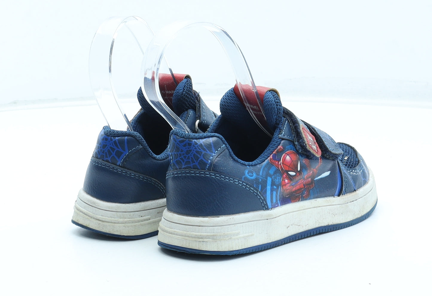 Marvel Boys Blue Geometric Polyurethane Trainer UK 8 - Spiderman
