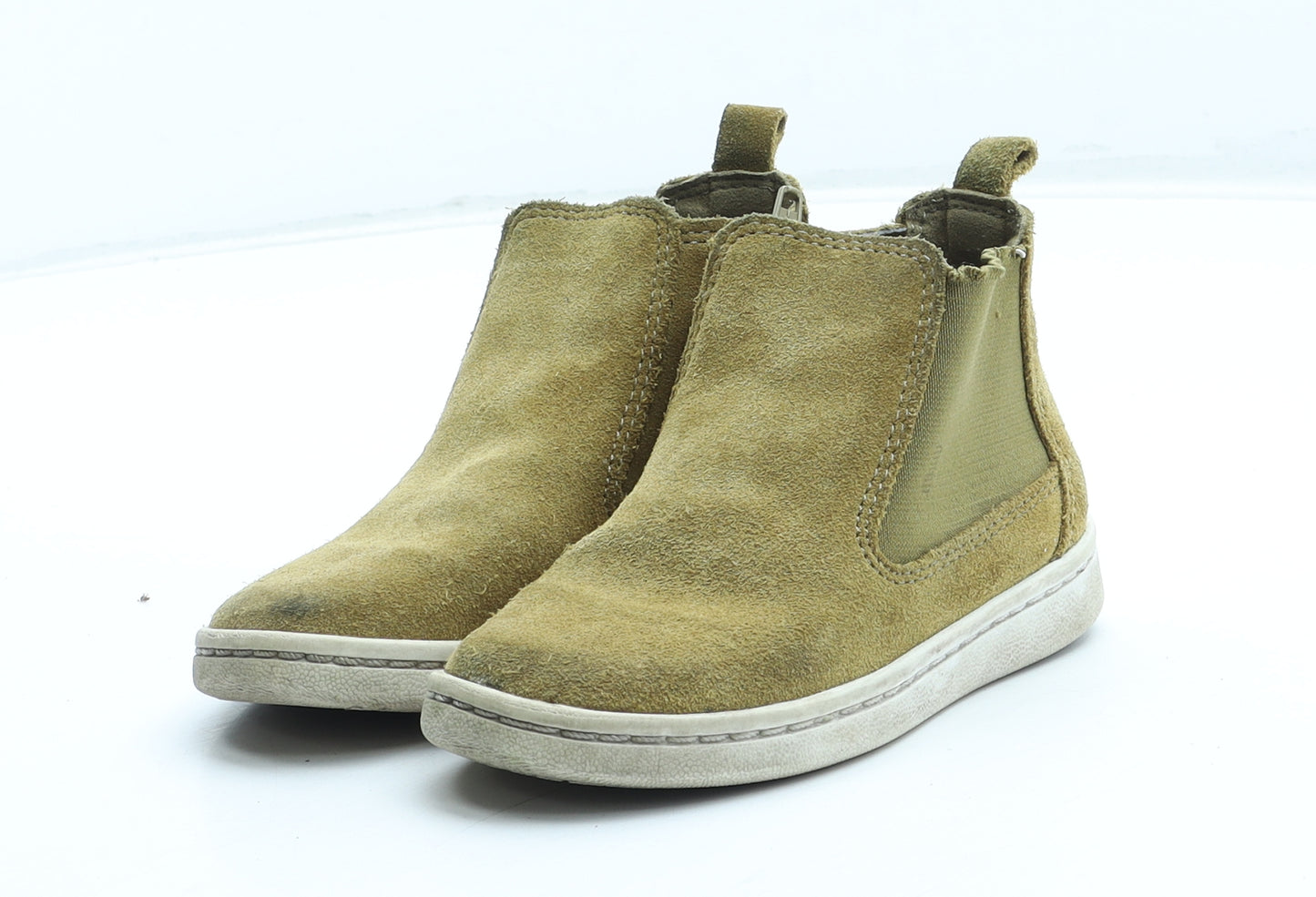 Clarks Boys Brown Leather Chelsea Boot UK 7