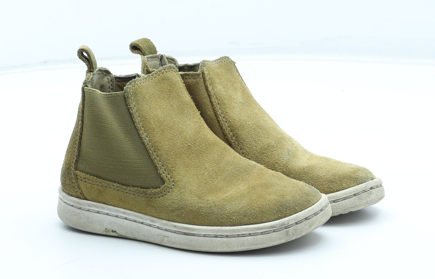 Clarks Boys Brown Leather Chelsea Boot UK 7