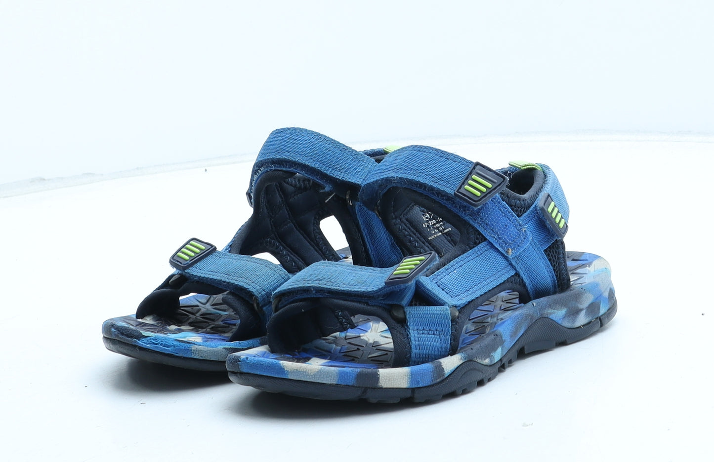 NEXT Boys Blue Camouflage Synthetic Fisherman Sandal UK 12