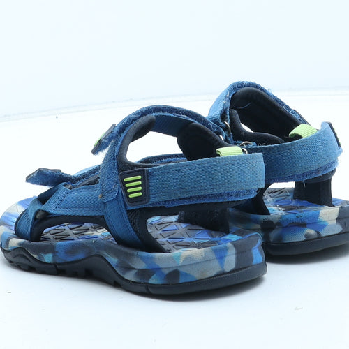 NEXT Boys Blue Camouflage Synthetic Fisherman Sandal UK 12