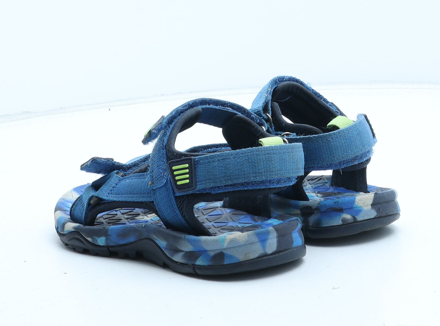 NEXT Boys Blue Camouflage Synthetic Fisherman Sandal UK 12