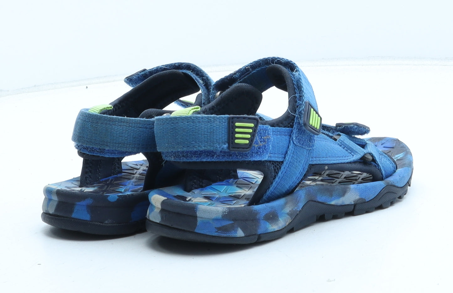 NEXT Boys Blue Camouflage Synthetic Fisherman Sandal UK 12