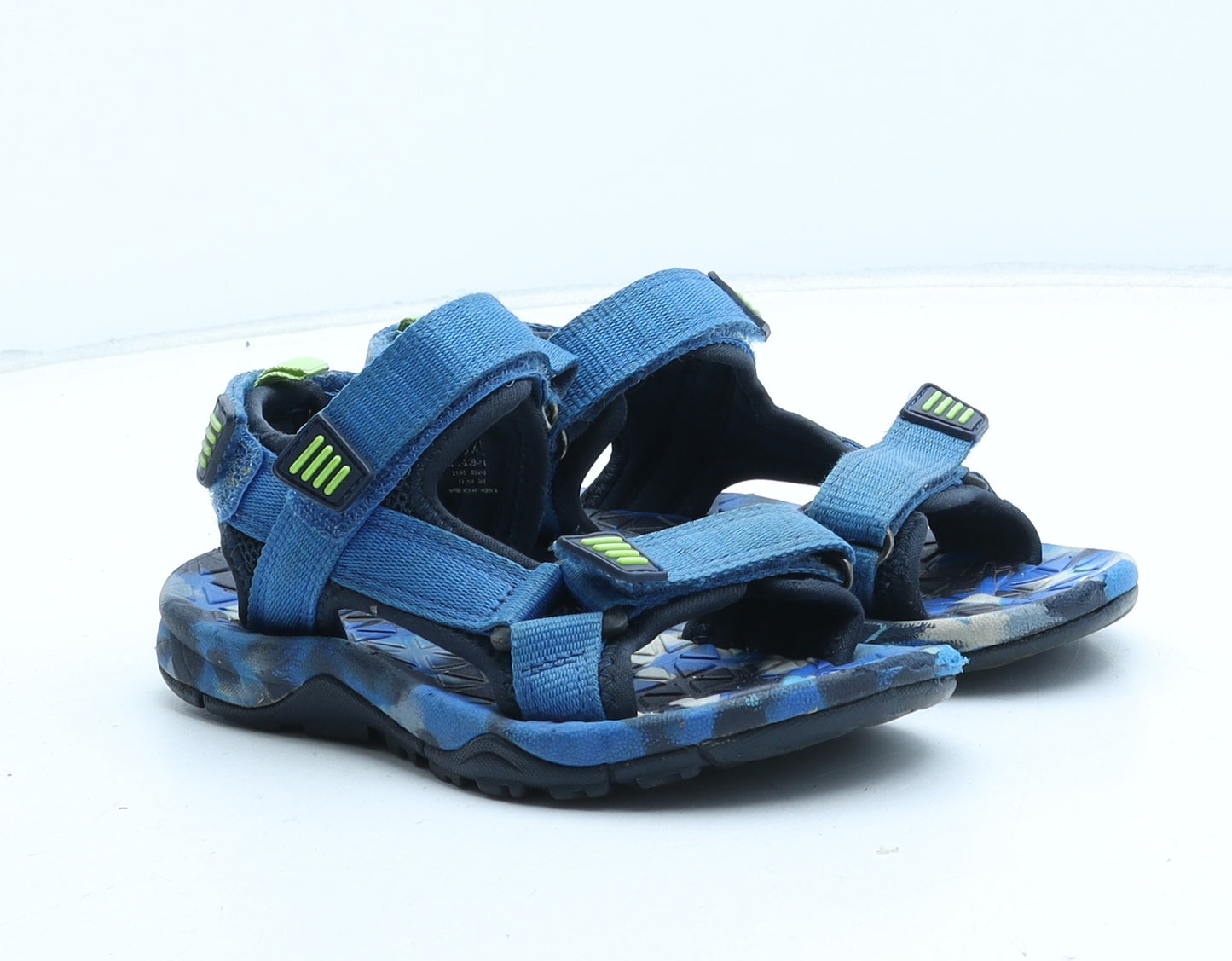 NEXT Boys Blue Camouflage Synthetic Fisherman Sandal UK 12
