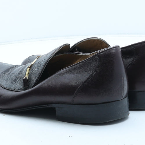 Bally Mens Brown Synthetic Slip On Casual UK 8.5