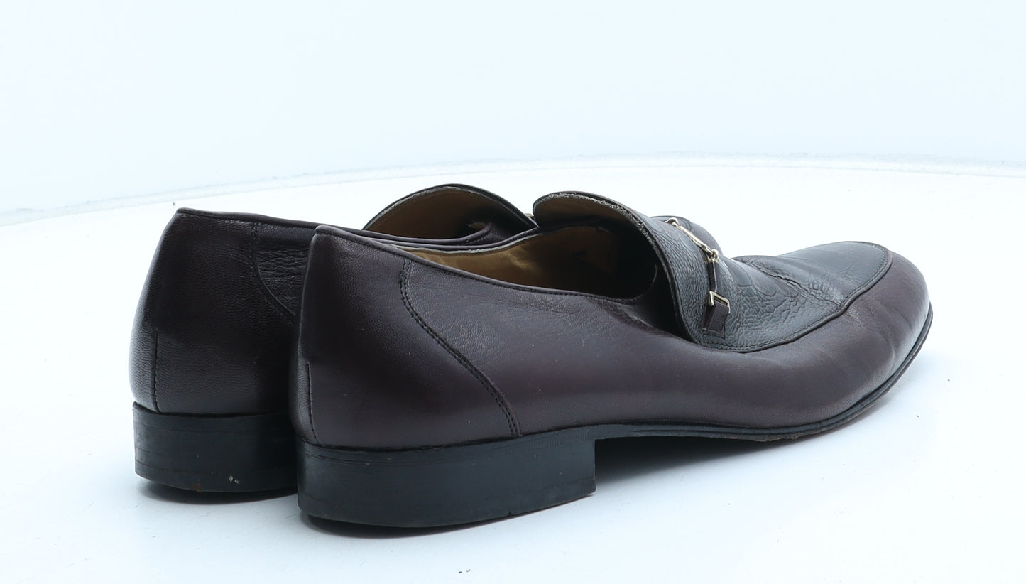 Bally Mens Brown Synthetic Slip On Casual UK 8.5