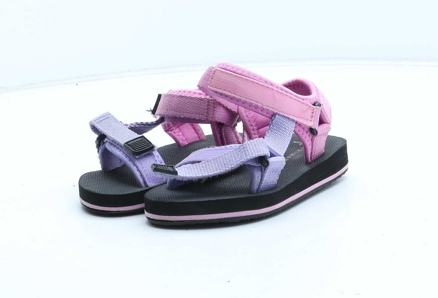 Primark Girls Pink Colourblock Synthetic Fisherman Sandal UK 8