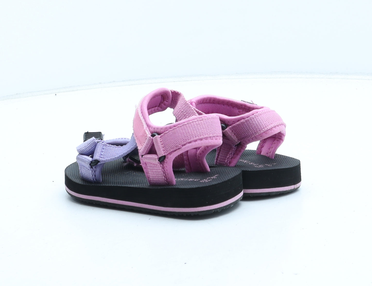 Primark Girls Pink Colourblock Synthetic Fisherman Sandal UK 8