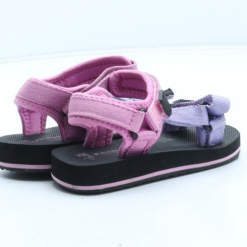 Primark Girls Pink Colourblock Synthetic Fisherman Sandal UK 8