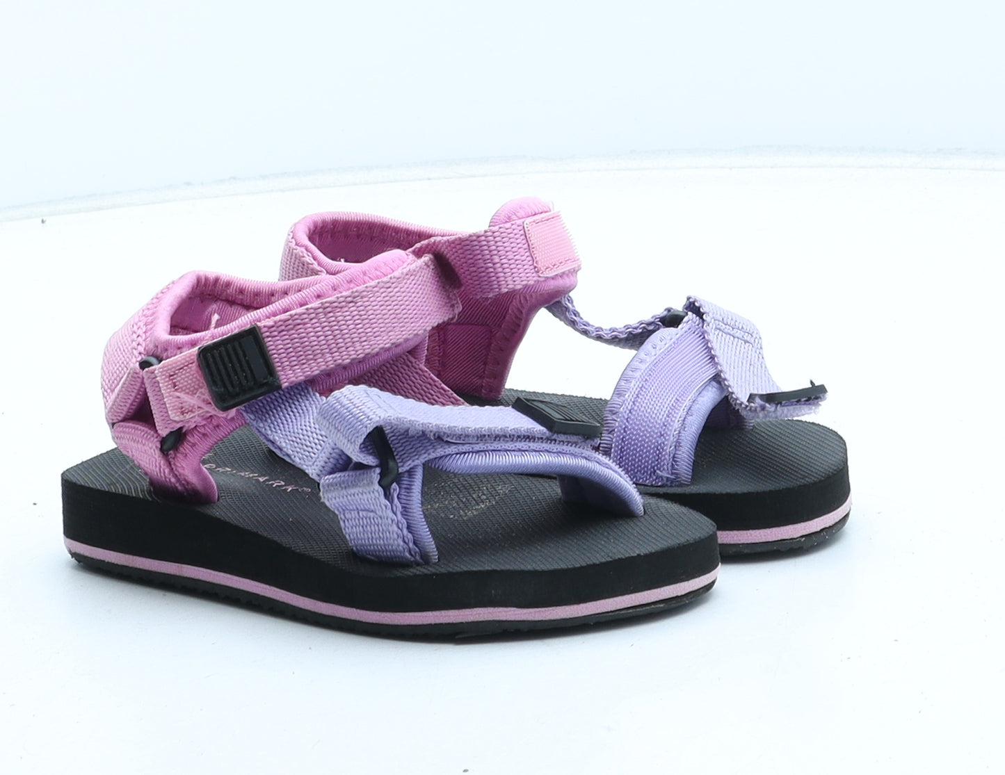 Primark Girls Pink Colourblock Synthetic Fisherman Sandal UK 8