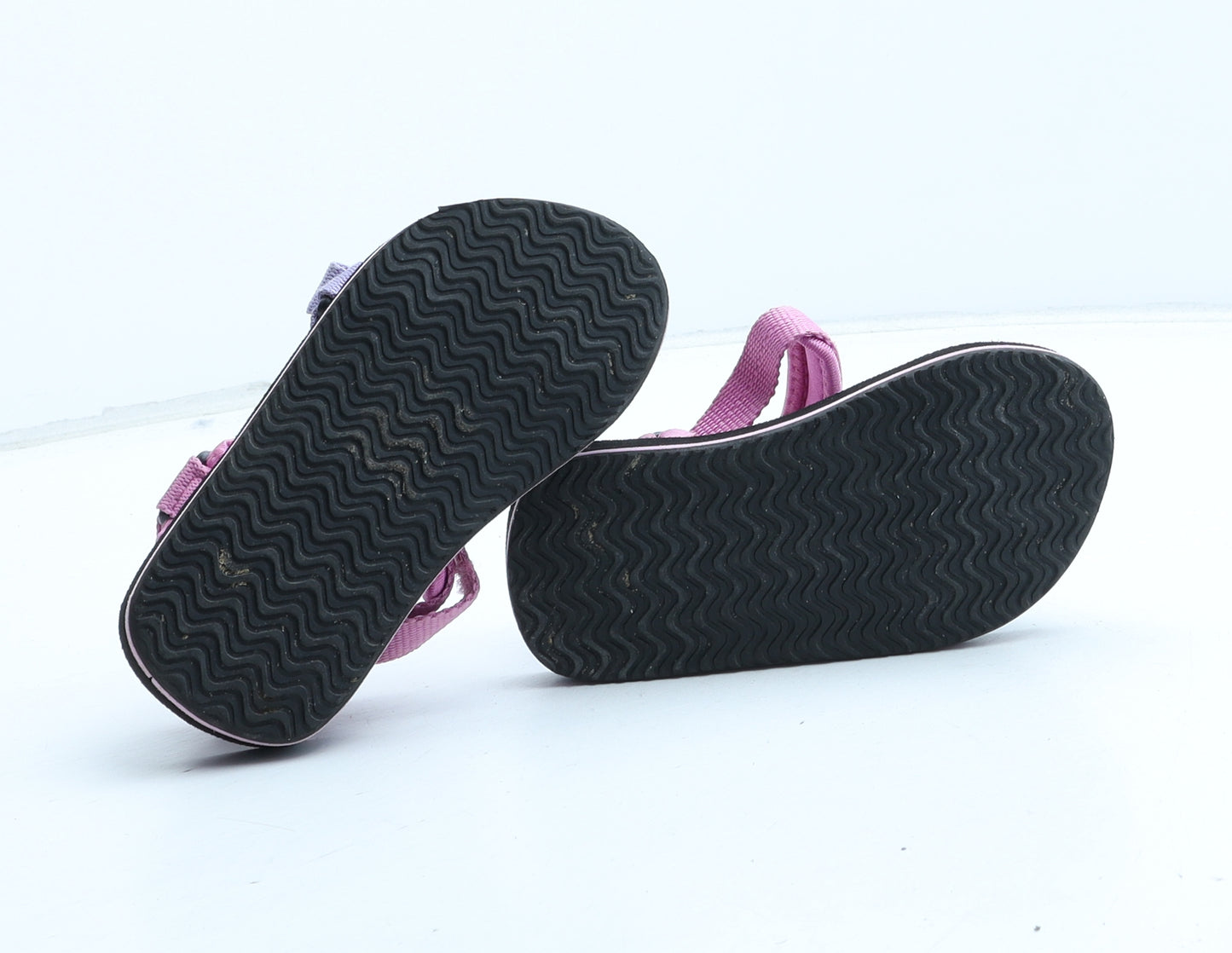 Primark Girls Pink Colourblock Synthetic Fisherman Sandal UK 8