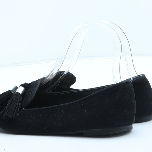 Atmosphere Womens Black Synthetic Flat UK