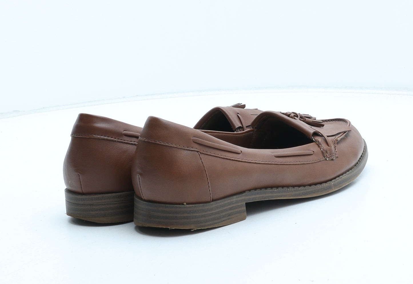 Marks and Spencer Womens Brown Synthetic Loafer Casual UK