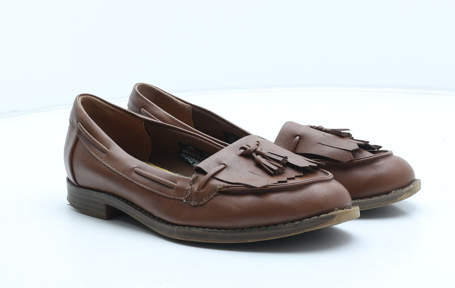 Marks and Spencer Womens Brown Synthetic Loafer Casual UK