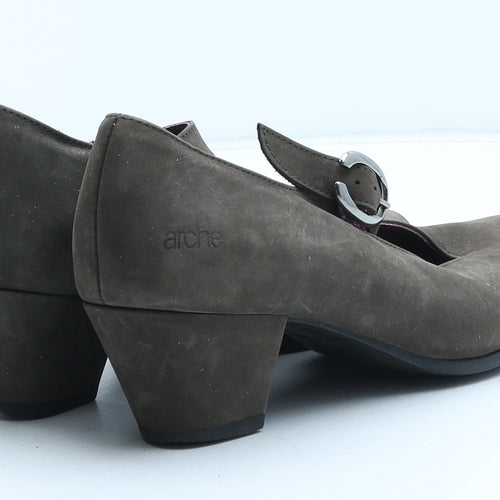 Arche Womens Green Synthetic Court Heel UK - UK Size Estimated 6