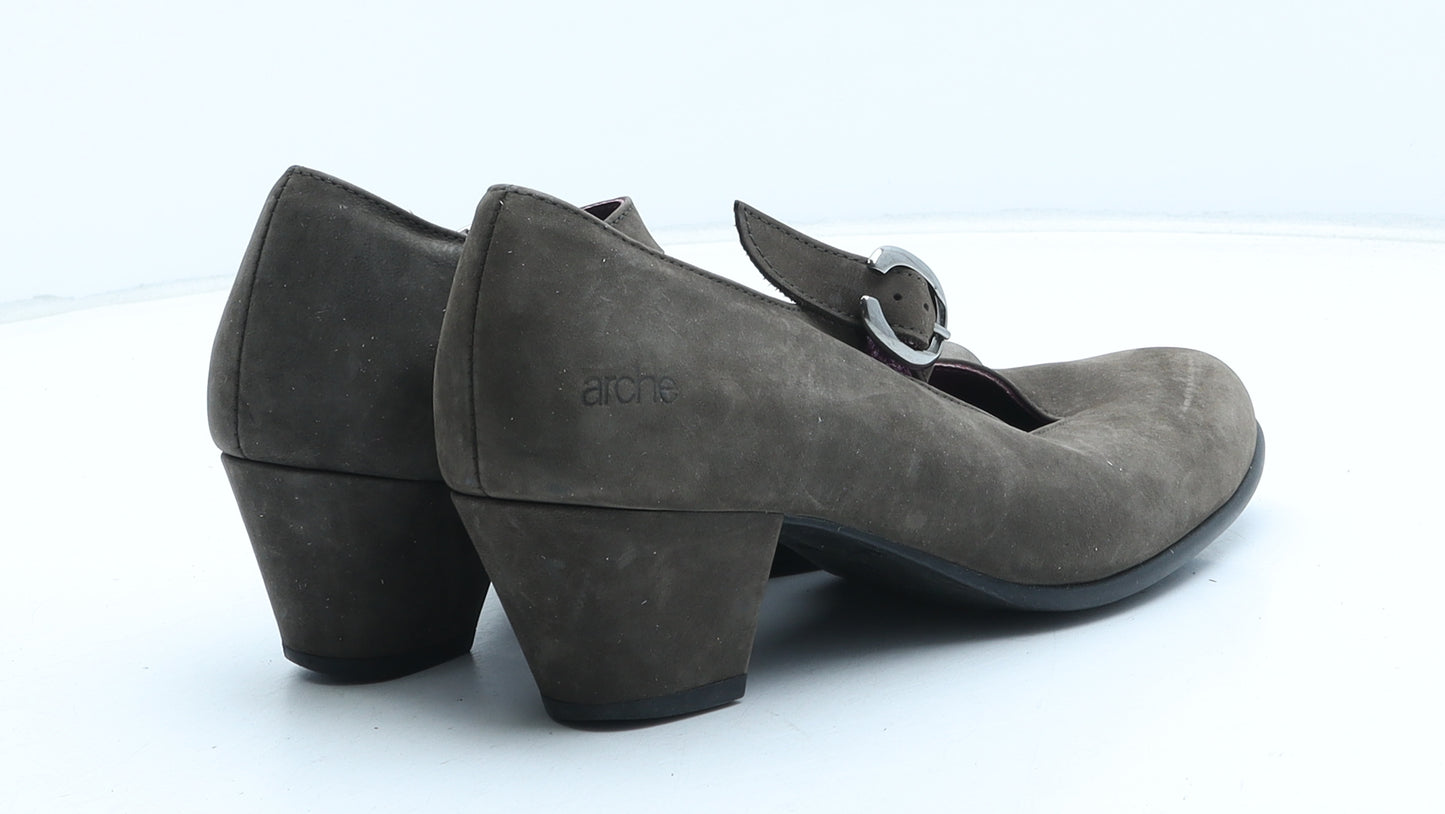 Arche Womens Green Synthetic Court Heel UK - UK Size Estimated 6