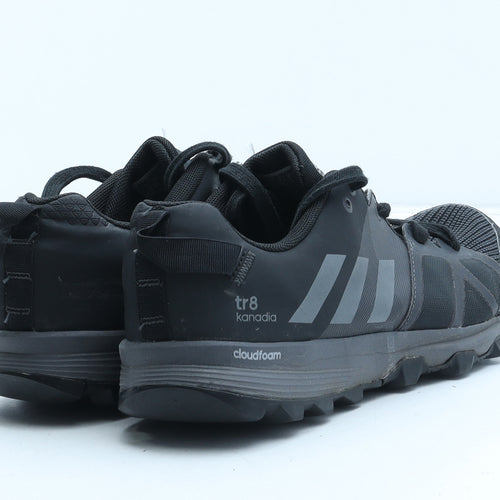 adidas Mens Black Synthetic Trainer UK 9