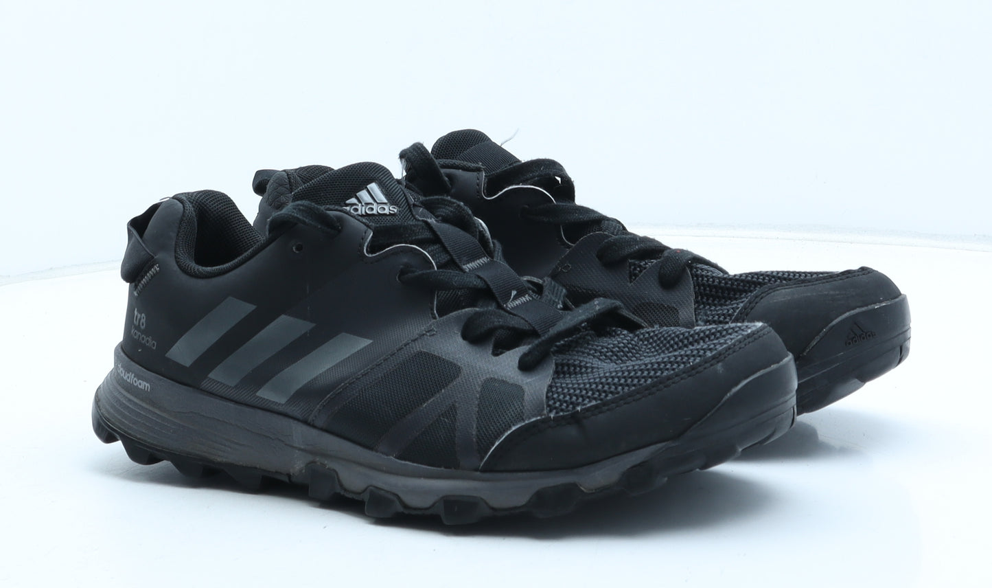 adidas Mens Black Synthetic Trainer UK 9