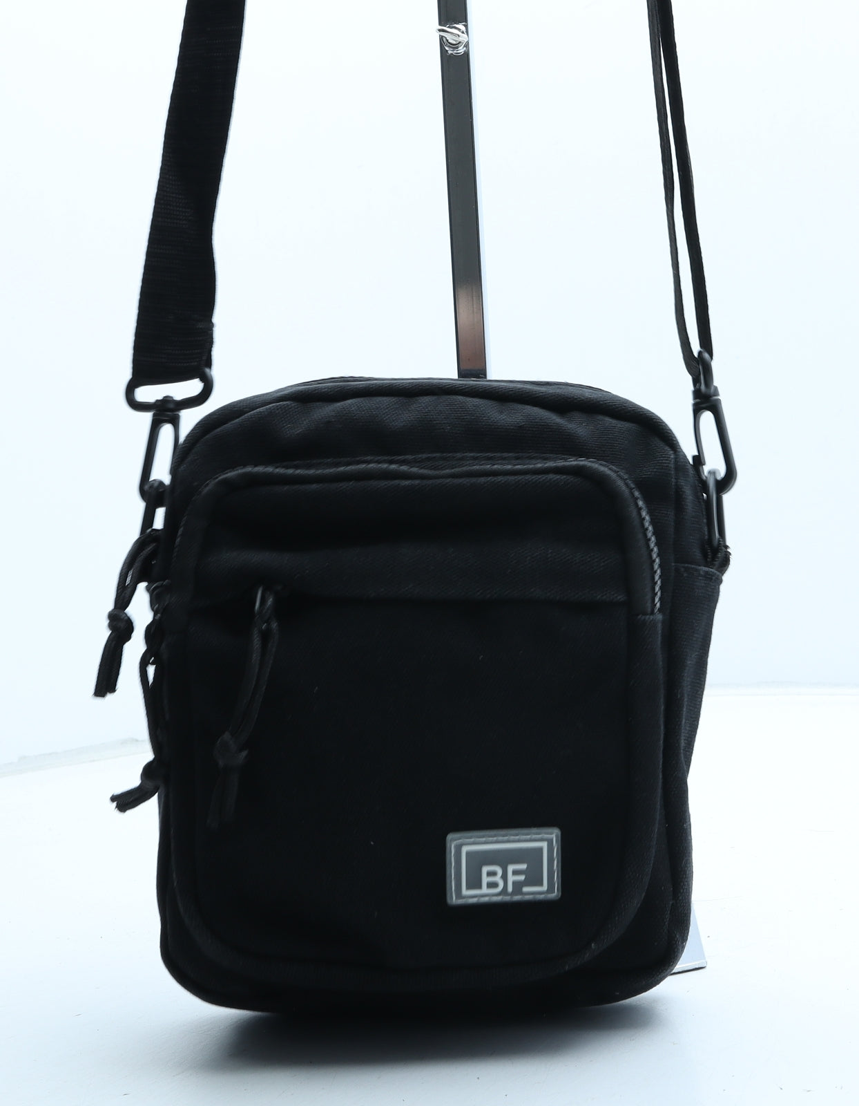 BF Womens Black Polyester Crossbody Size Small