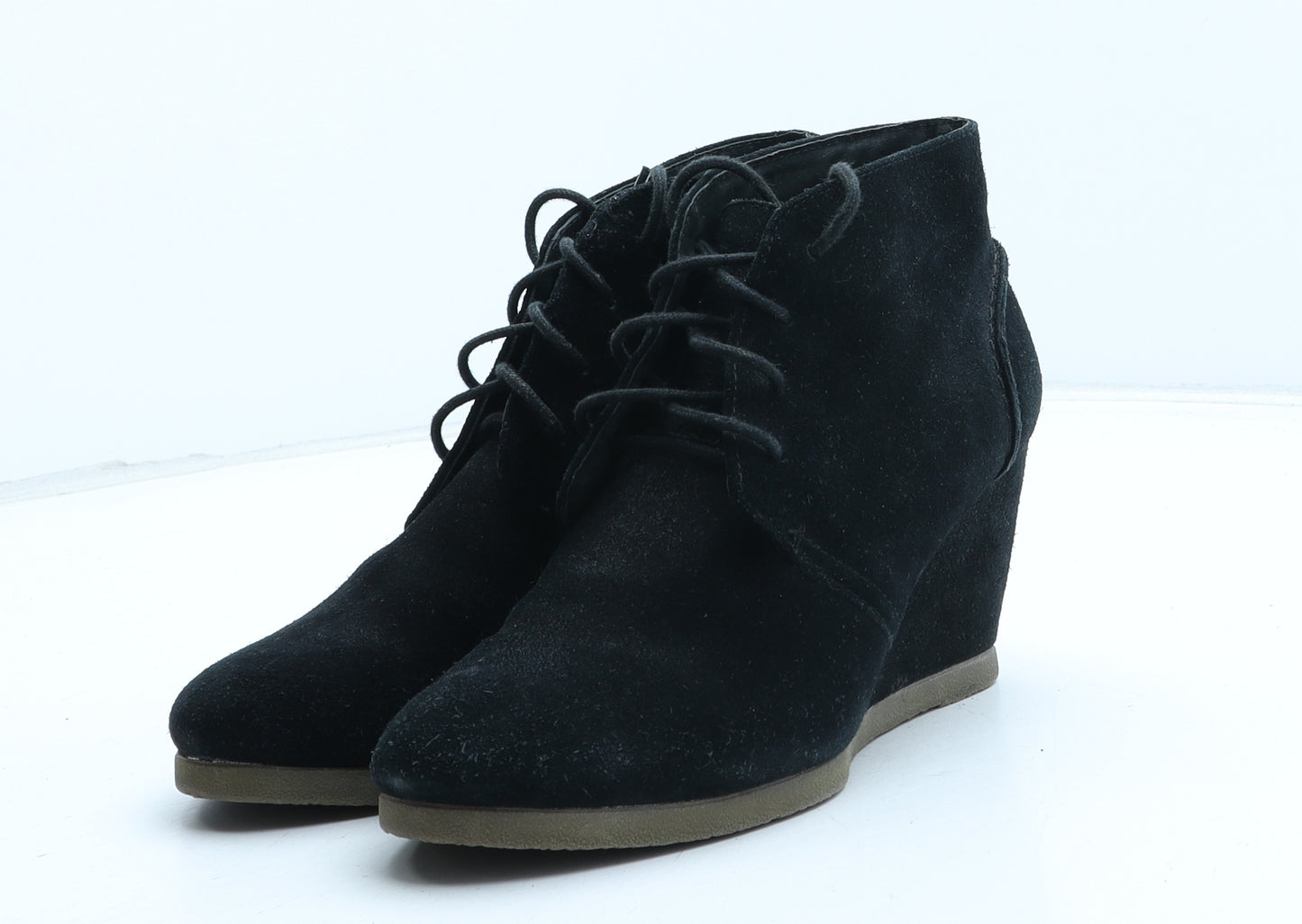 Dune Womens Black Suede Bootie Boot UK - UK Size Estimated 6