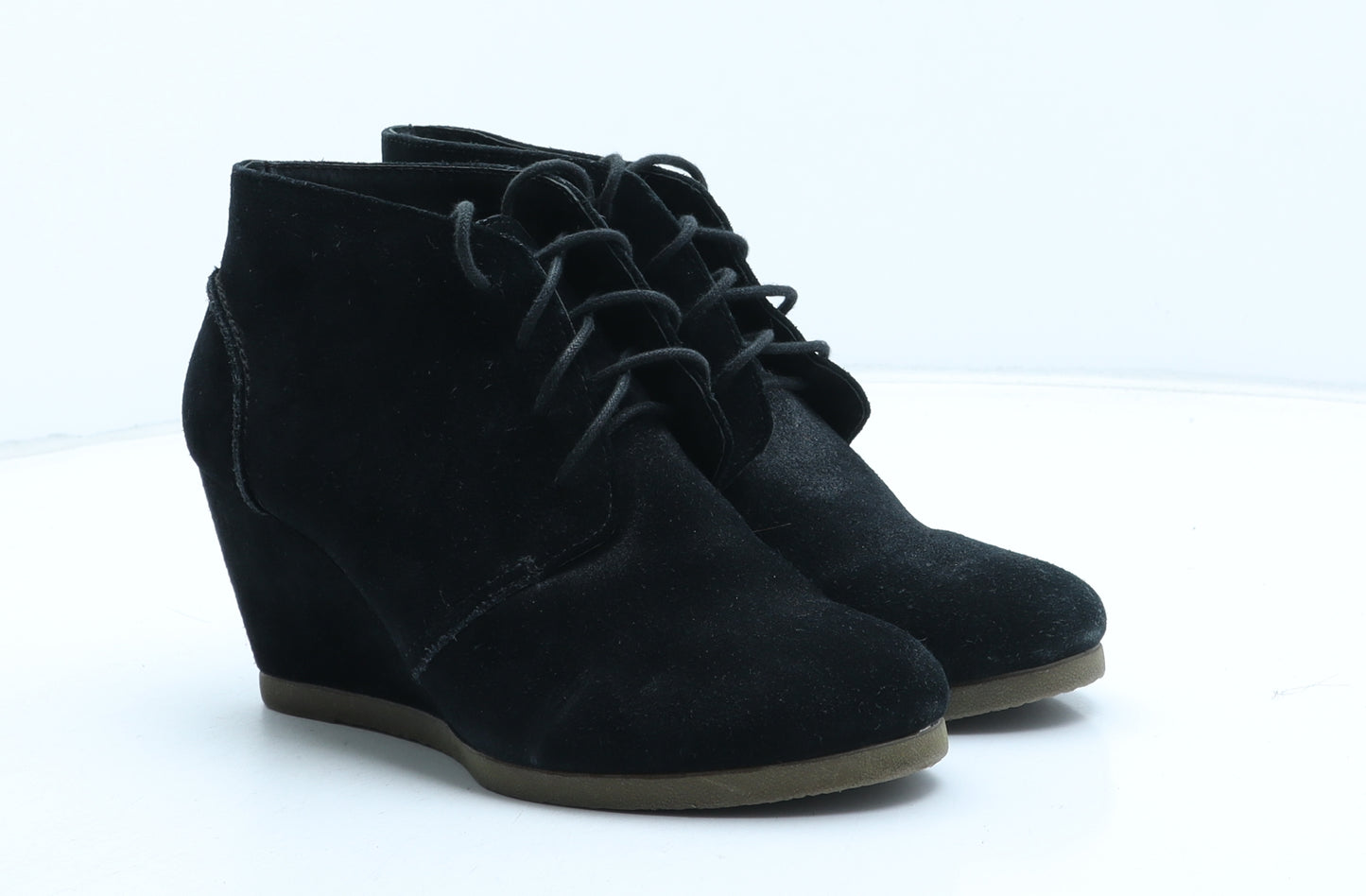 Dune Womens Black Suede Bootie Boot UK - UK Size Estimated 6